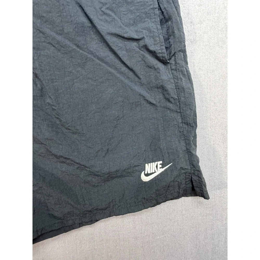 Nike Black 100% Nylon Men Swim Trunks Bottoms Size Large